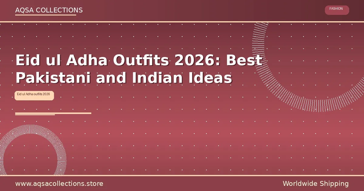 Eid ul Adha outfits 2026 Pakistani Indian dresses