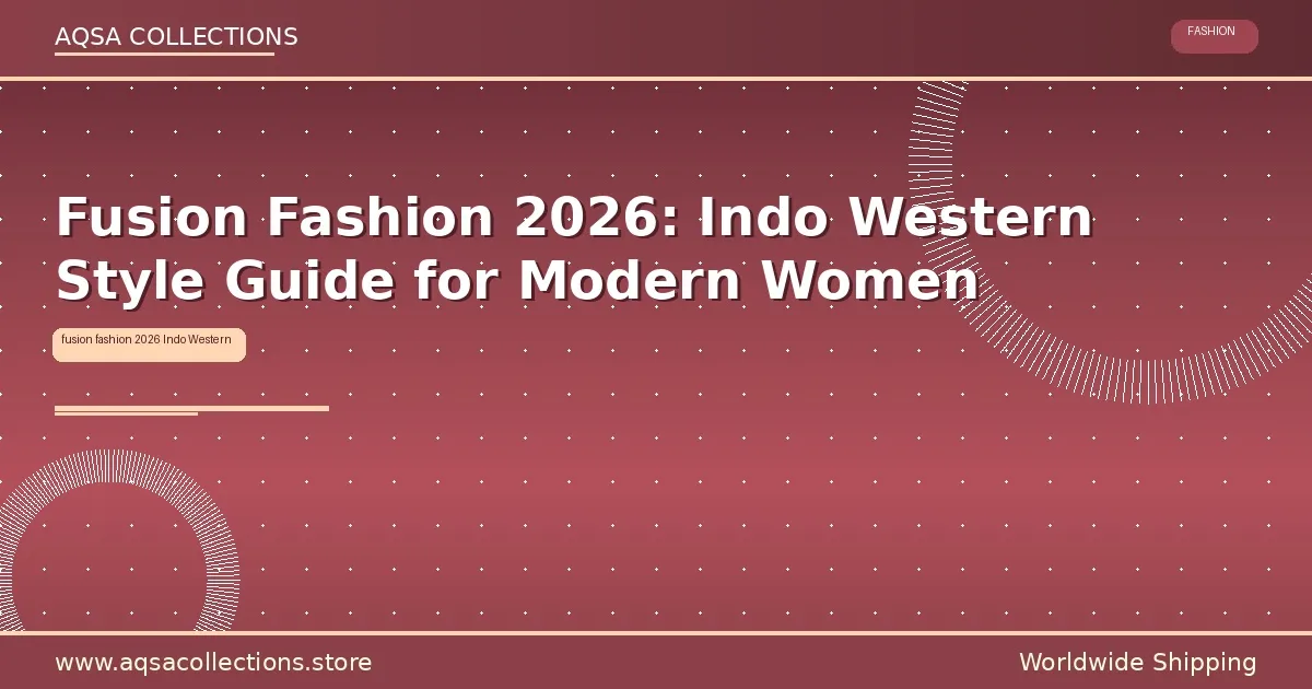 Fusion fashion 2026 Indo Western style outfits