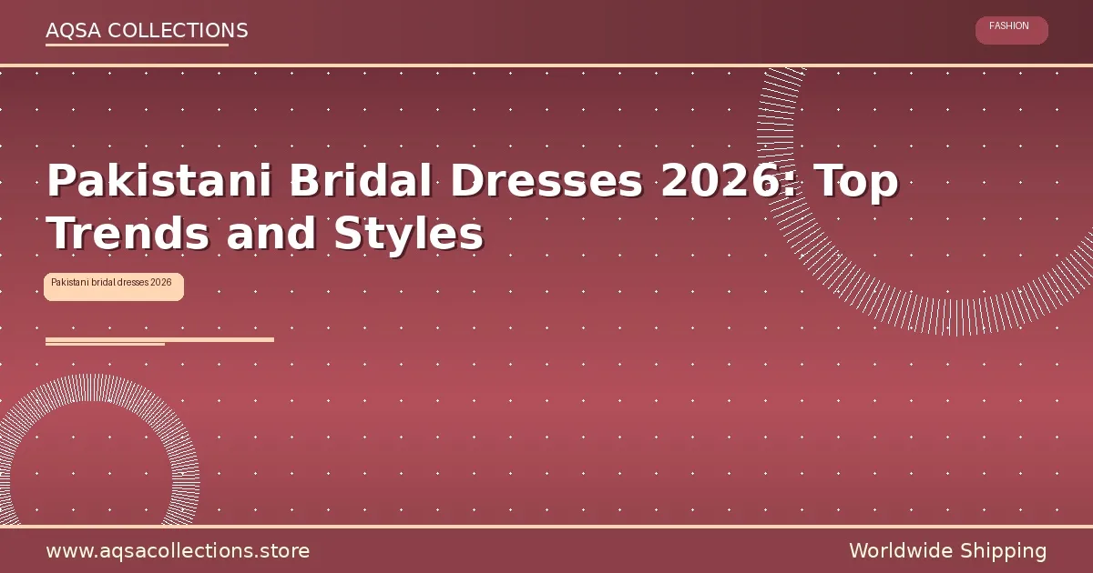 Pakistani bridal dresses 2026 lehenga and sharara styles