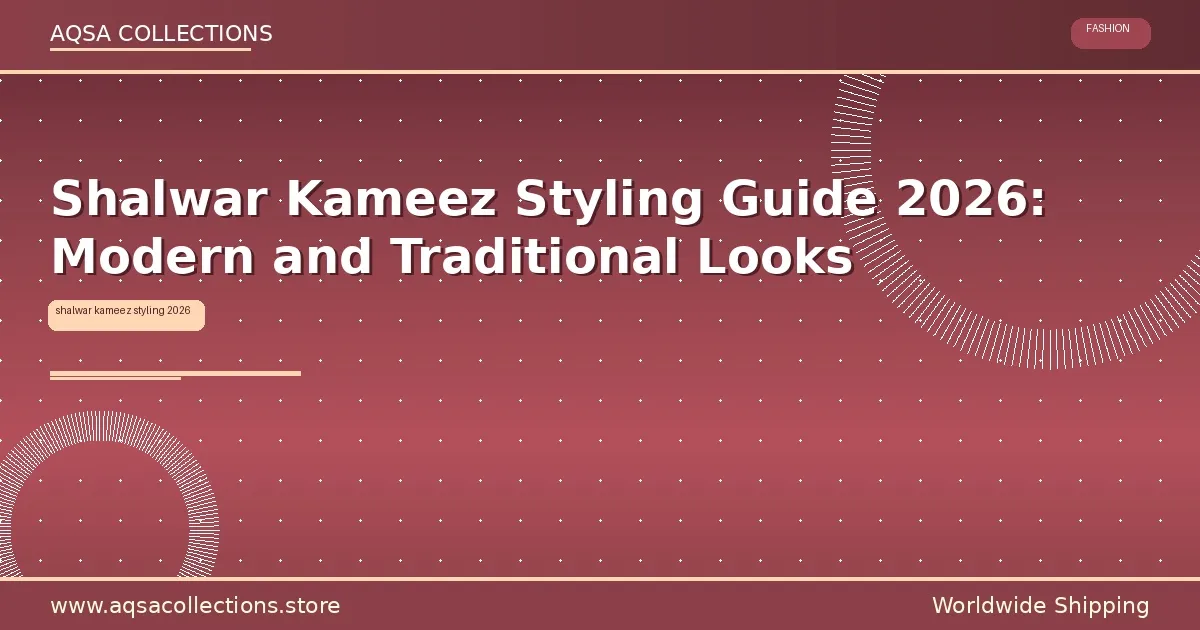 Shalwar kameez styling 2026 modern traditional looks