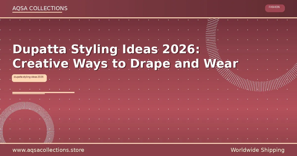 Dupatta styling ideas 2026 creative draping techniques